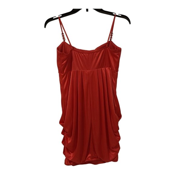 Junior's Appropriate Behavior Bubble Dress Pink Salmon Size Medium - Picture 9 of 16